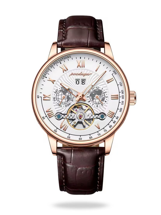 Luminarch 41mm Watch, White Gold | Vayllor