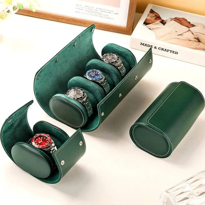 Premium Leather Watch Roll | Vayllor