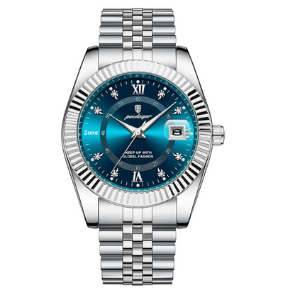 SilverStar 40mm Watch, Teal | Vayllor