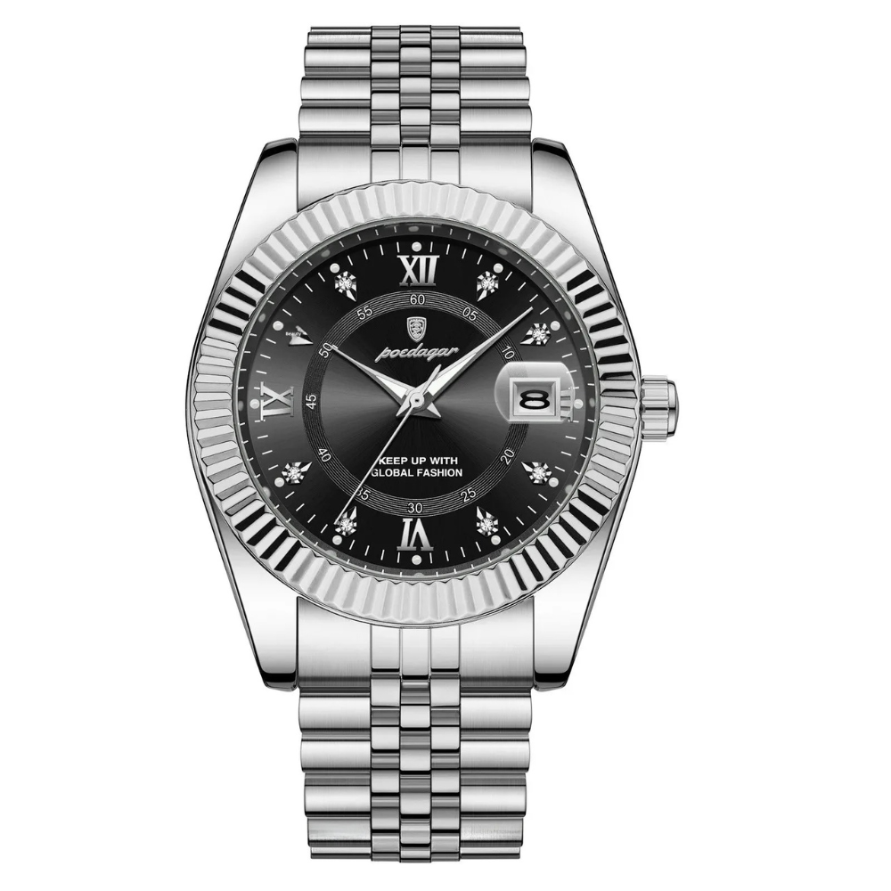SilverStar 40mm Watch, Black | Vayllor