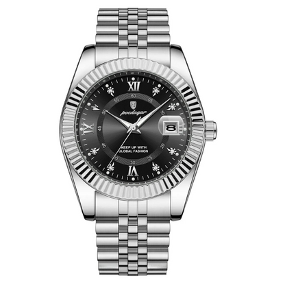 SilverStar 40mm Watch, Black | Vayllor