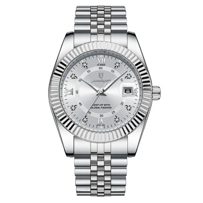SilverStar 40mm Watch, White | Vayllor