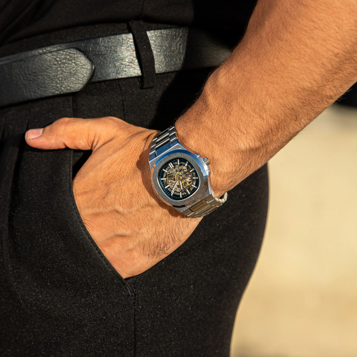 Skeleton 41mm Watch | Vayllor