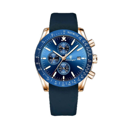 Falcon 41mm Watch, Rose Gold Ocean | Vayllor