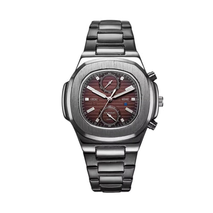 Nautic Chrono 41mm Watch, Root Beer | Vayllor