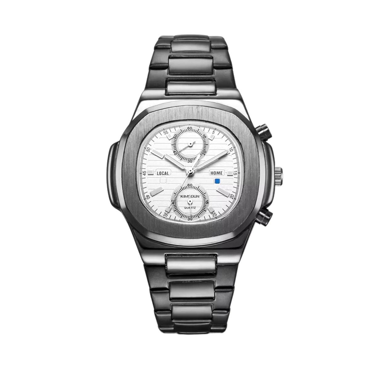 Nautic Chrono 41mm Watch, Obsidian - Ice | Vayllor