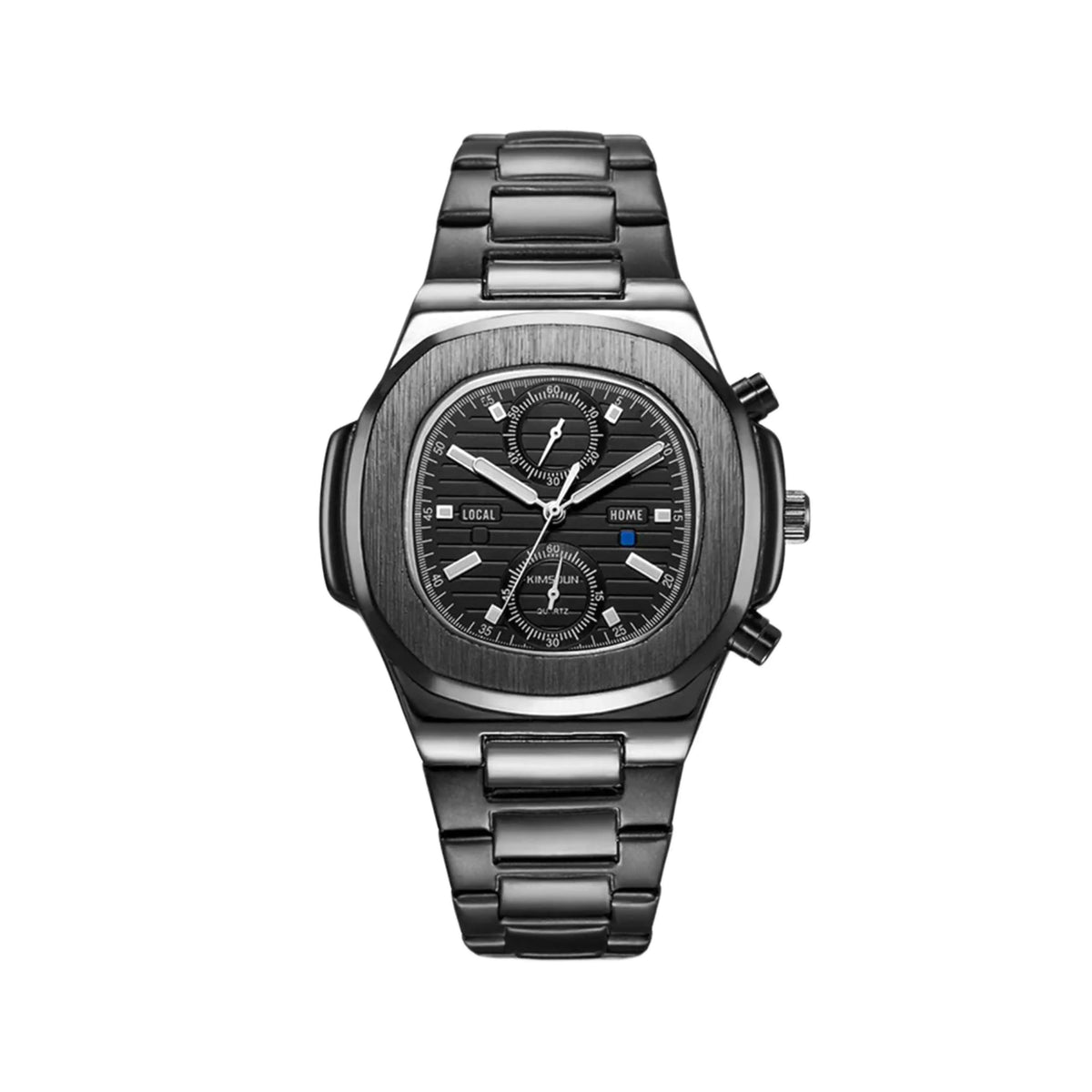 Nautic Chrono 41mm Watch, Obsidian - Iron | Vayllor