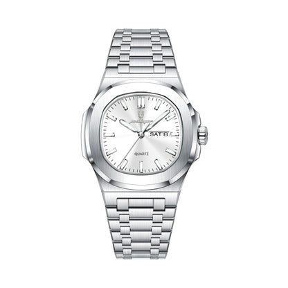 Timora 41mm Watch, Platinum | Vayllor