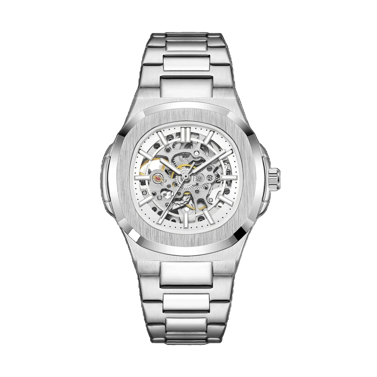 Skeleton 41mm Watch, Ice | Vayllor