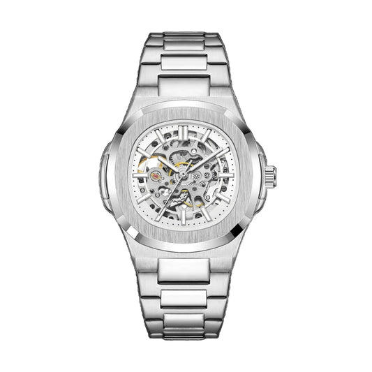 Skeleton 41mm Watch, Ice | Vayllor