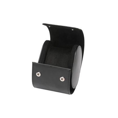 Premium Leather Watch Roll, Single / Black Leather | Vayllor