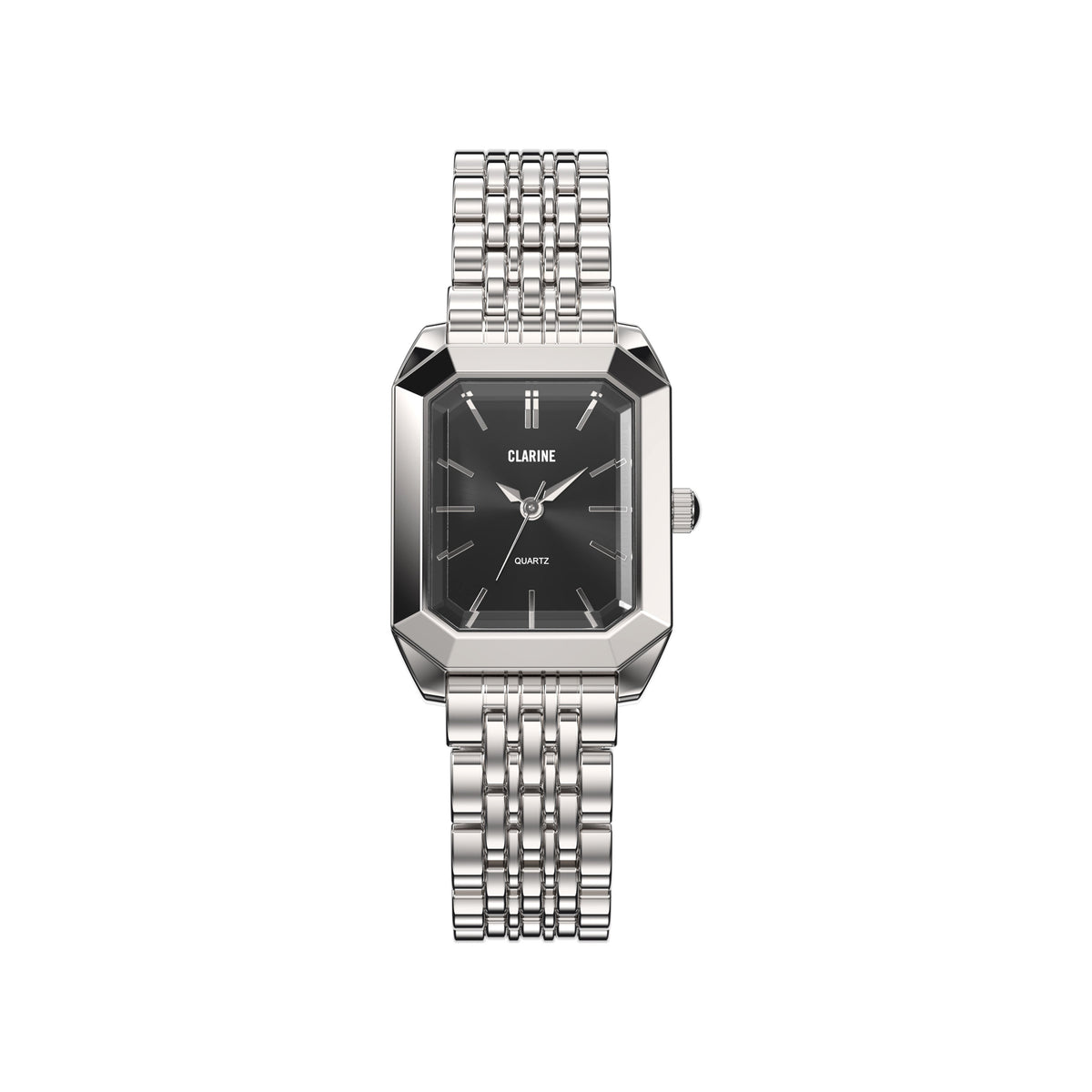 Claire de Mains Watch, Premium Stainless Steel / Black | Vayllor