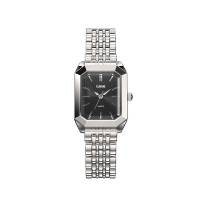 Claire de Mains Watch, Premium Stainless Steel / Black | Vayllor