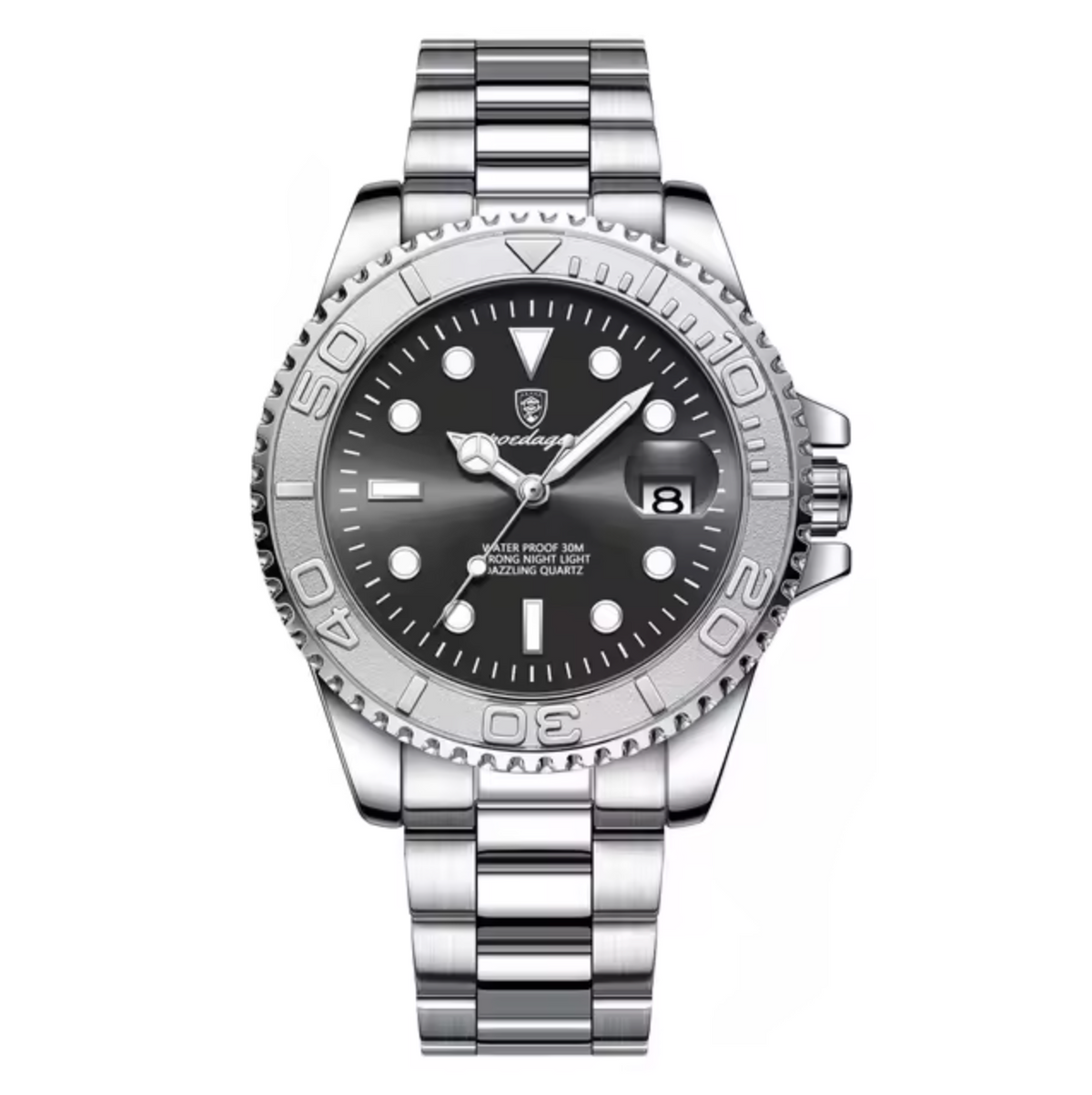 Yacht 43mm Watch, Black | Vayllor