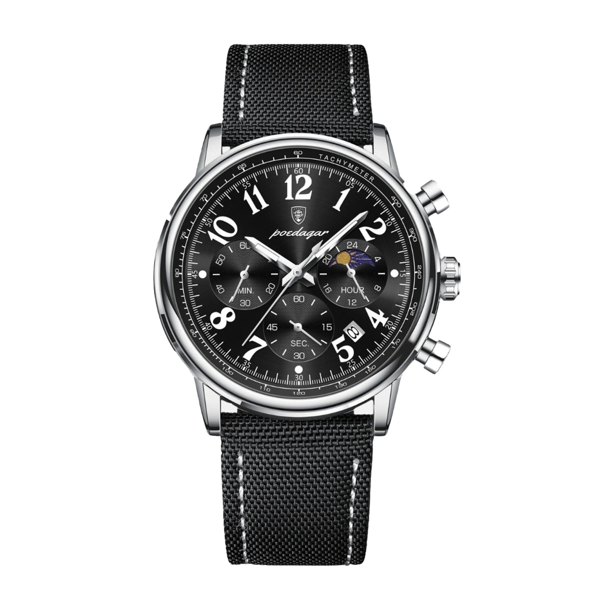 Element 40mm Watch, Silver Iron | Vayllor