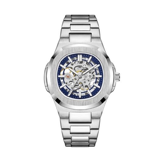 Skeleton 41mm Watch, Ocean | Vayllor