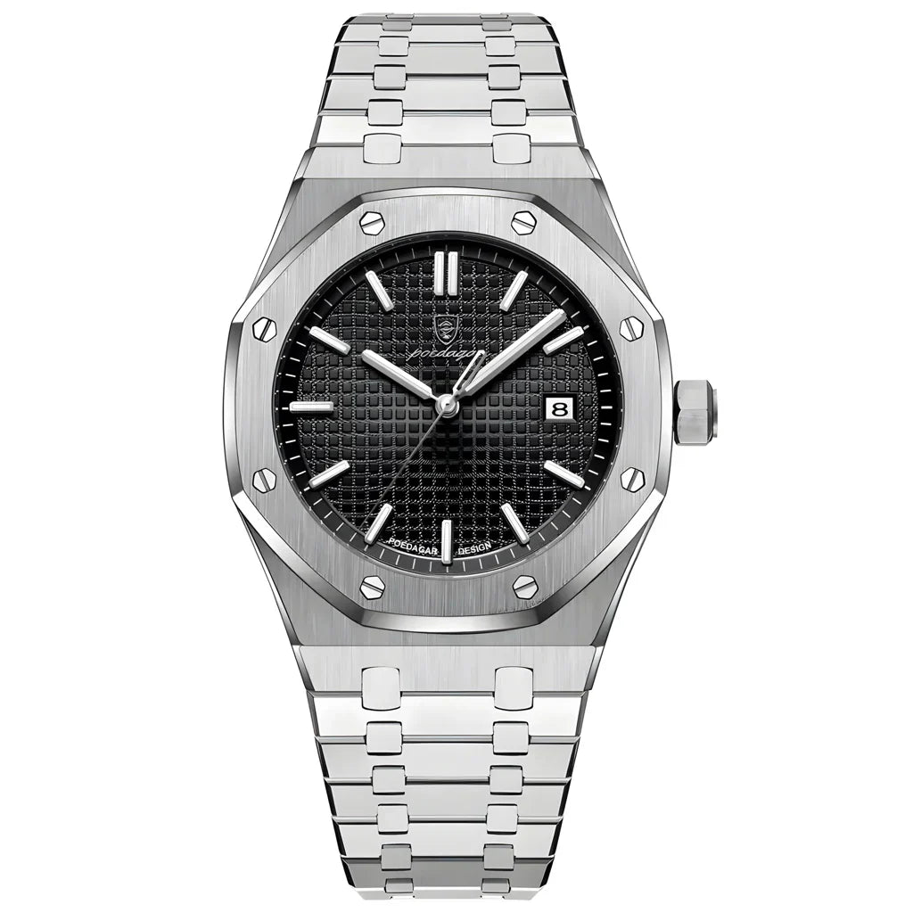 King's Oak 41mm Watch, Iron | Vayllor