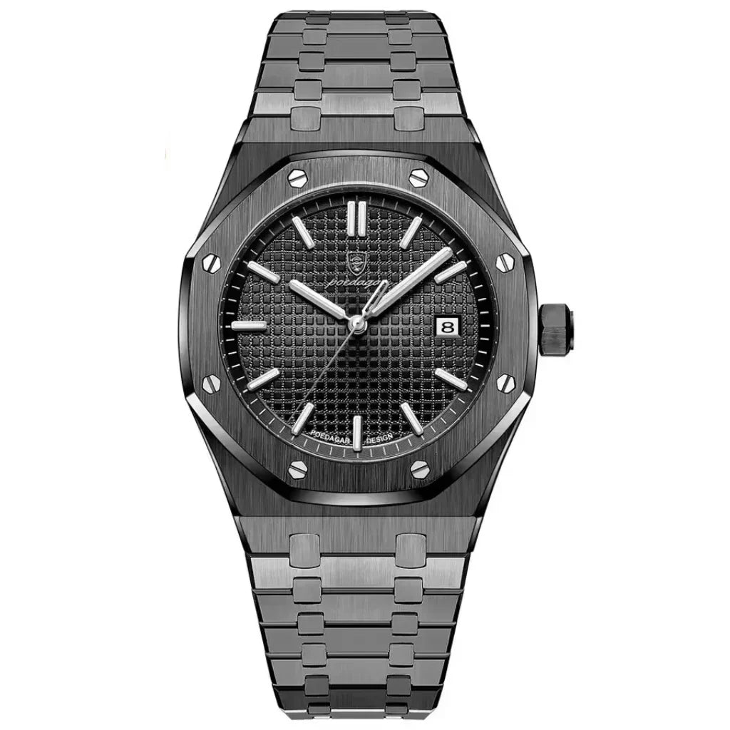 King's Oak 41mm Watch, Obsidian | Vayllor