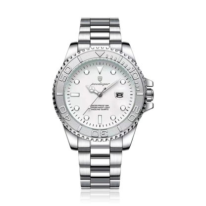 Yacht 43mm Watch, White | Vayllor