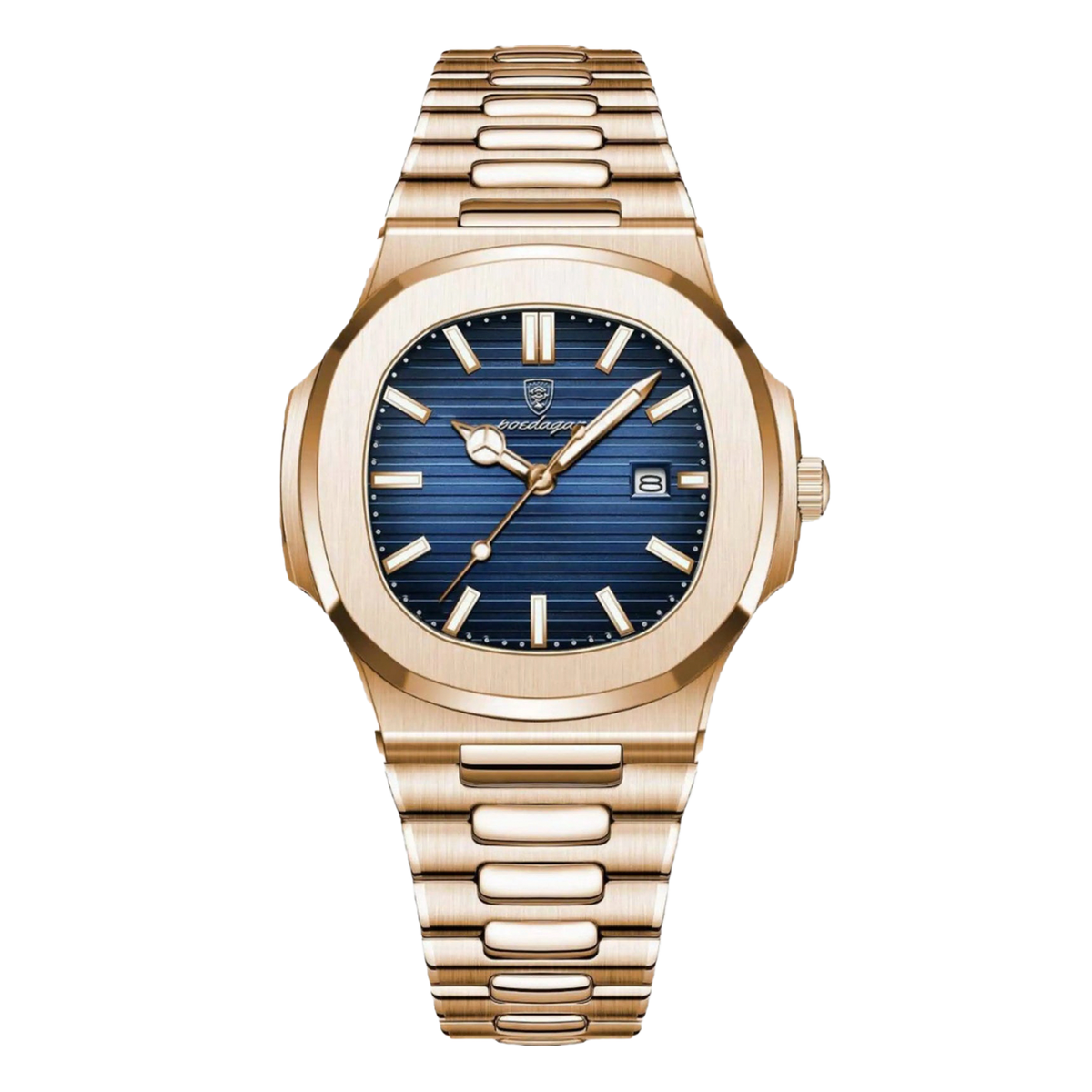 Nautilus (Rose Gold) 40mm Watch, Ocean | Vayllor