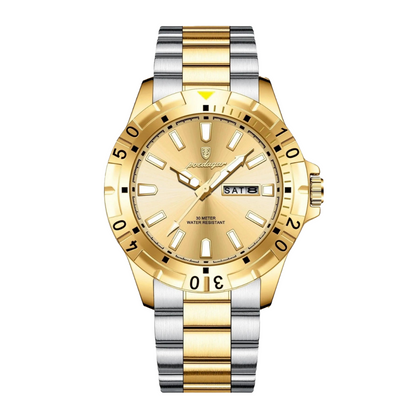 Noble 40mm Watch, Silver Gold | Vayllor