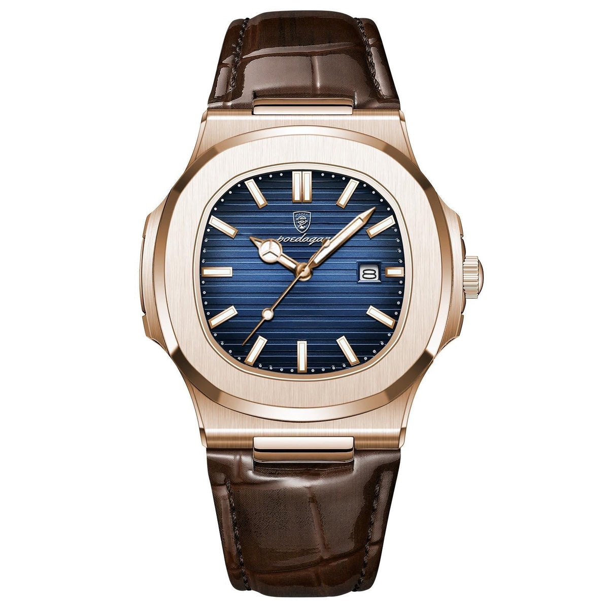 Regalia (Rose Gold) 41mm Watch, Ocean - Rose Gold | Vayllor