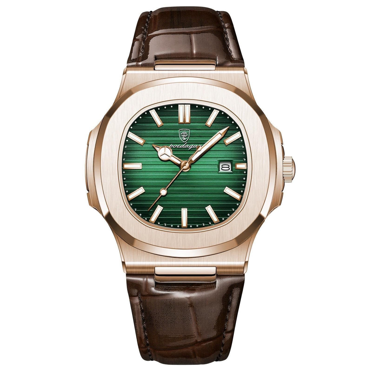 Regalia (Rose Gold) 41mm Watch, Emerald - Rose Gold | Vayllor