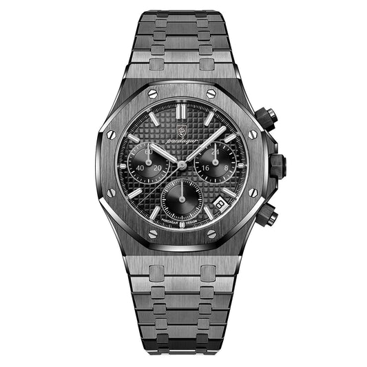 Serenade (Black Edition) 42mm Watch, Obsidian | Vayllor