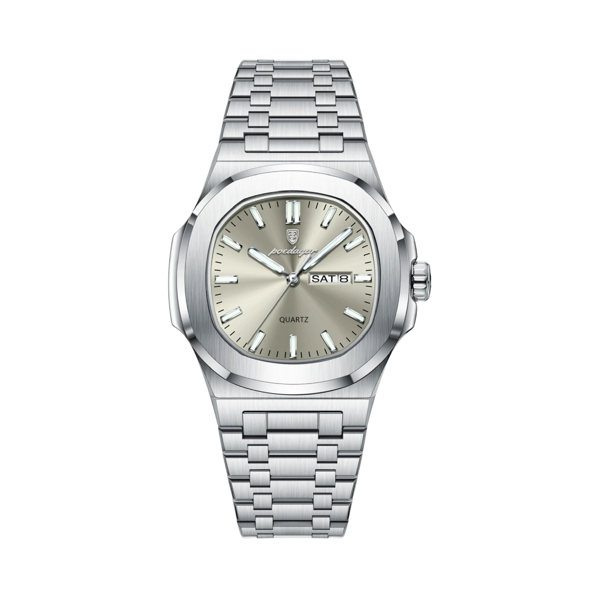 Timora 41mm Watch, Champagne | Vayllor