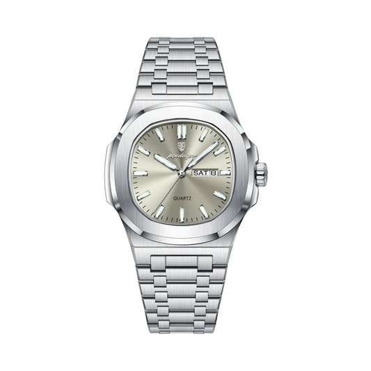 Timora 41mm Watch, Champagne | Vayllor