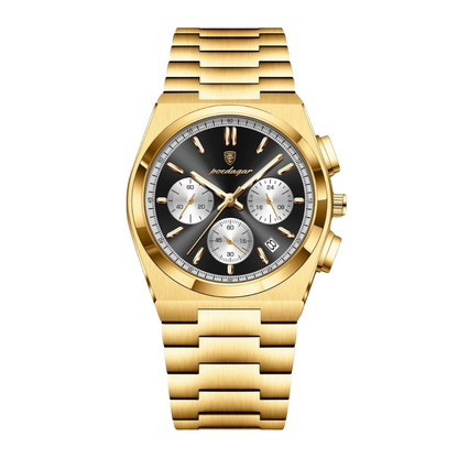 Prestige 40mm Watch, Gold Iron | Vayllor