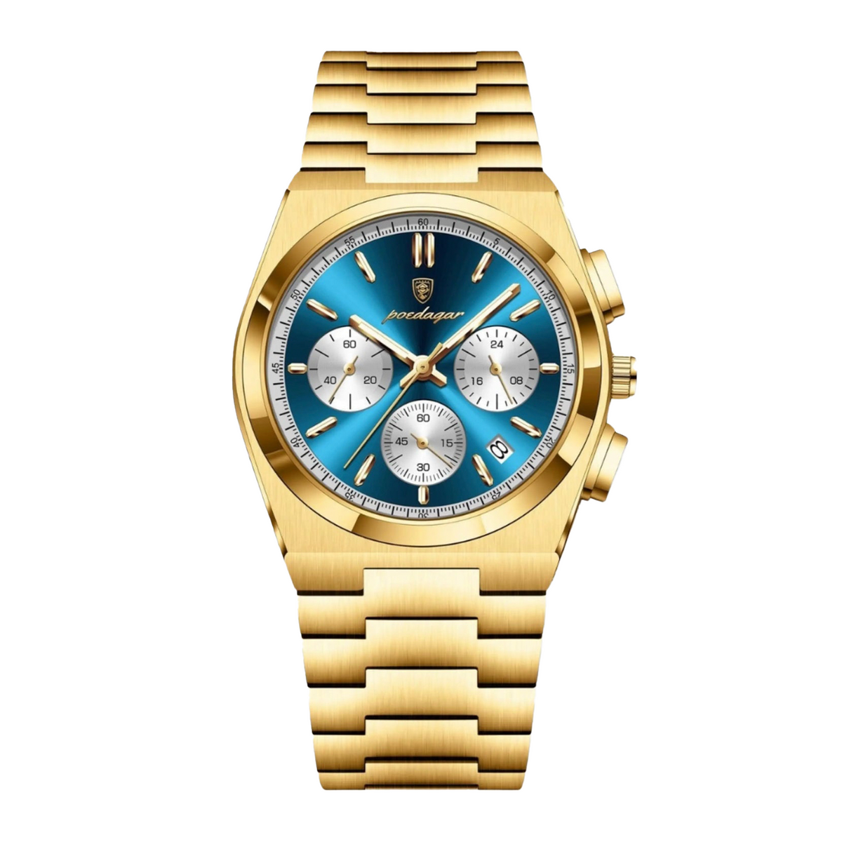 Prestige 40mm Watch, Gold Ocean | Vayllor