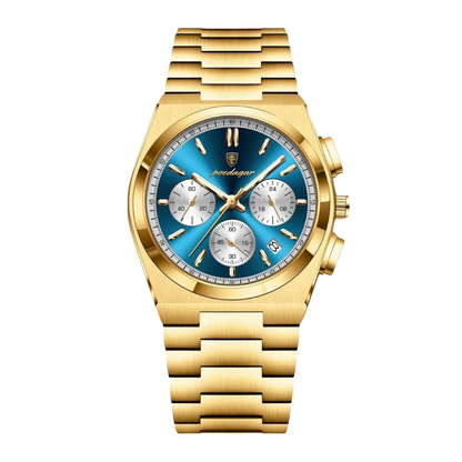 Prestige 40mm Watch, Gold Ocean | Vayllor