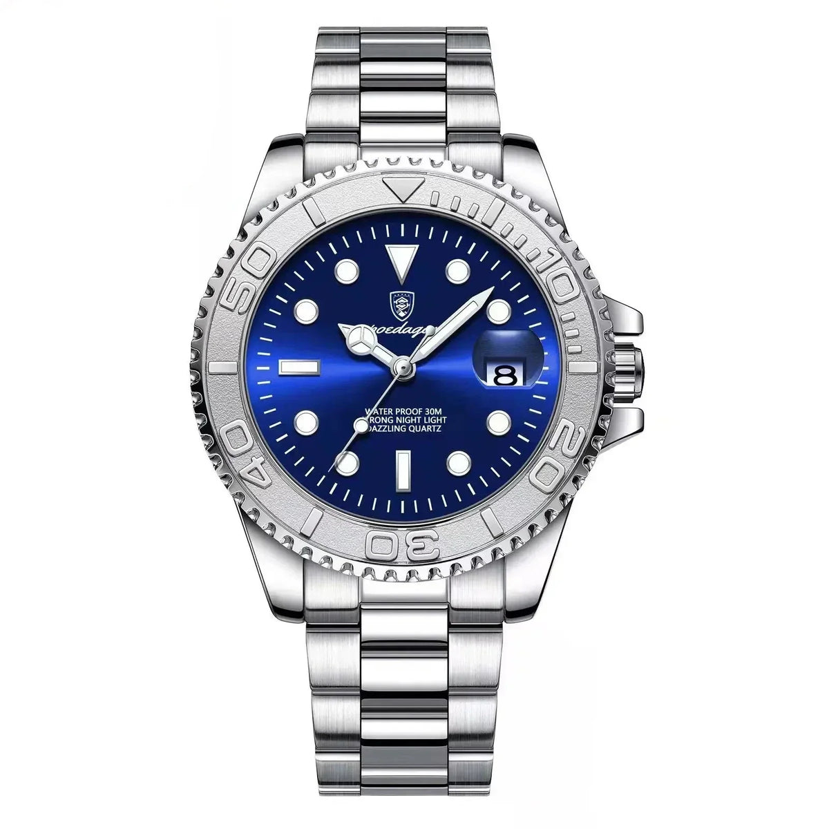Yacht 43mm Watch, Blue | Vayllor