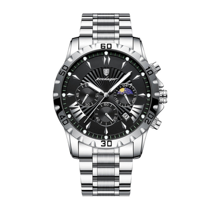 Sovereign 40mm Watch, Silver Iron | Vayllor