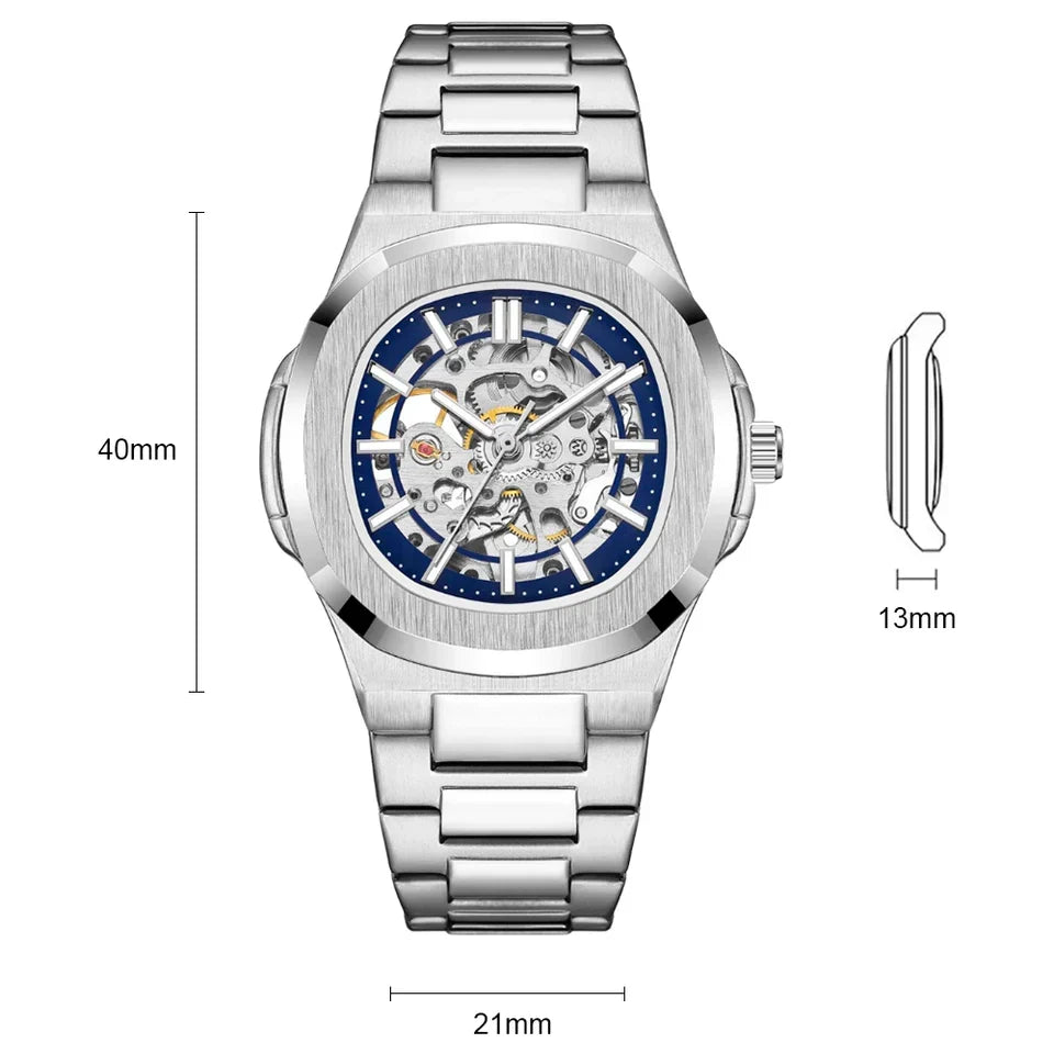 Skeleton 41mm Watch | Vayllor